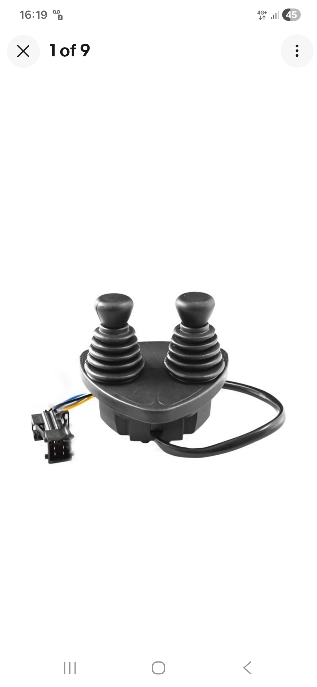 Hydraulic control levers LINDE